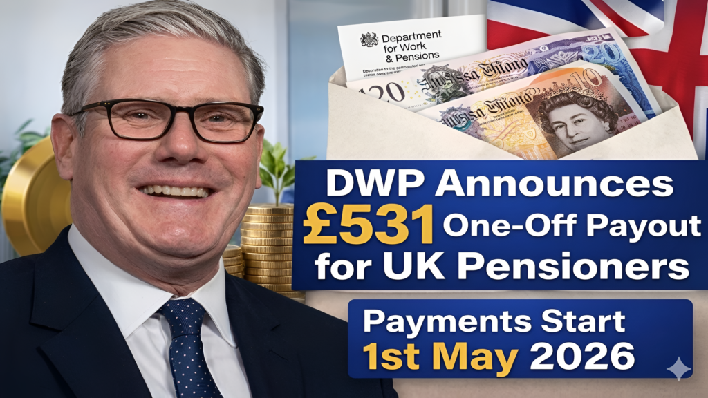 £531 DWP One-Off Payment for UK Pensioners 2026